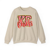 KC Chicks Leopard Varsity Sweatshirt