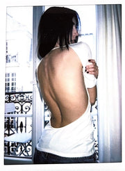 Chiara Backless Top – Black, White & Navy | Limited Edition