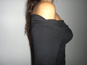 Gisele Cowl Neck Off-Shoulder Long Sleeve Top