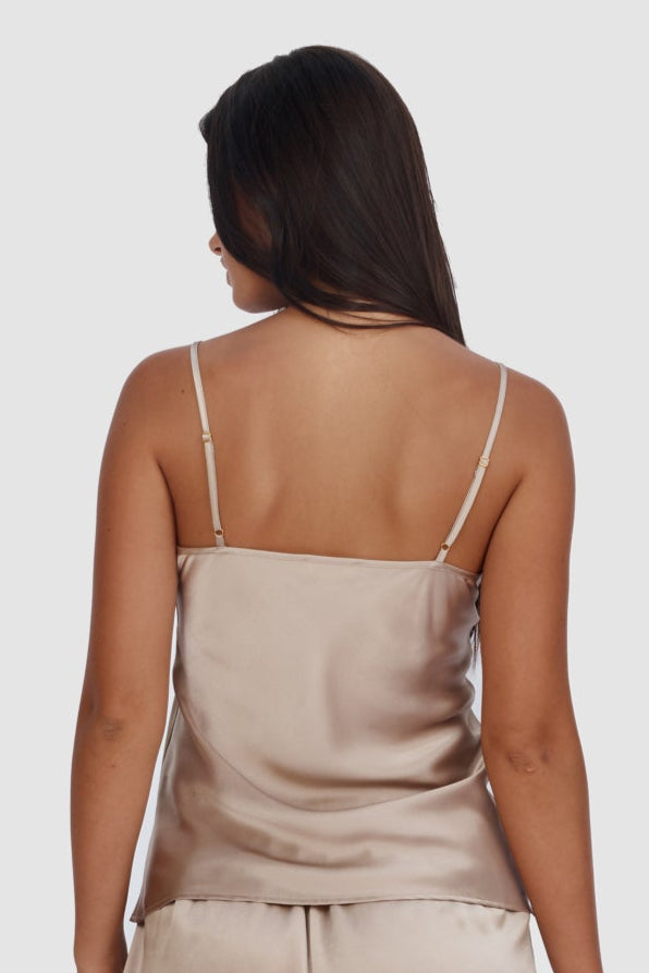 Sienna Camisole & Shorts Set – Fuchsia, Midnight, Pearl, Champagne