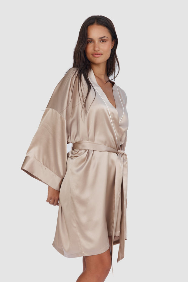 Opulence Robe | Champagne, Pearl, Fuchsia, Midnight