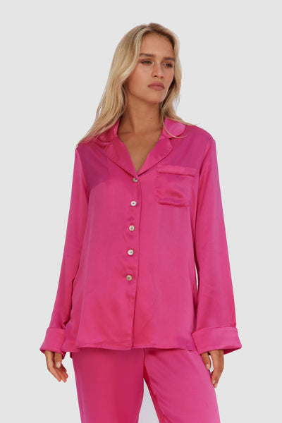 Luxe Signature Pajamas – Fuchsia