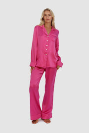 Luxe Signature Pajamas – Pearl, Fuchsia, Midnight, Champagne