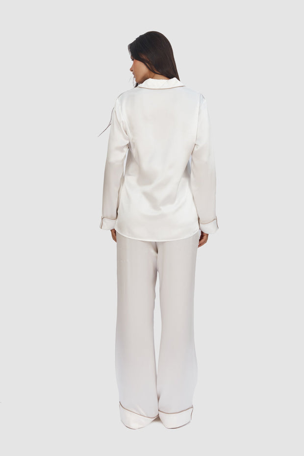 Luxe Signature Pajamas – Pearl, Fuchsia, Midnight, Champagne