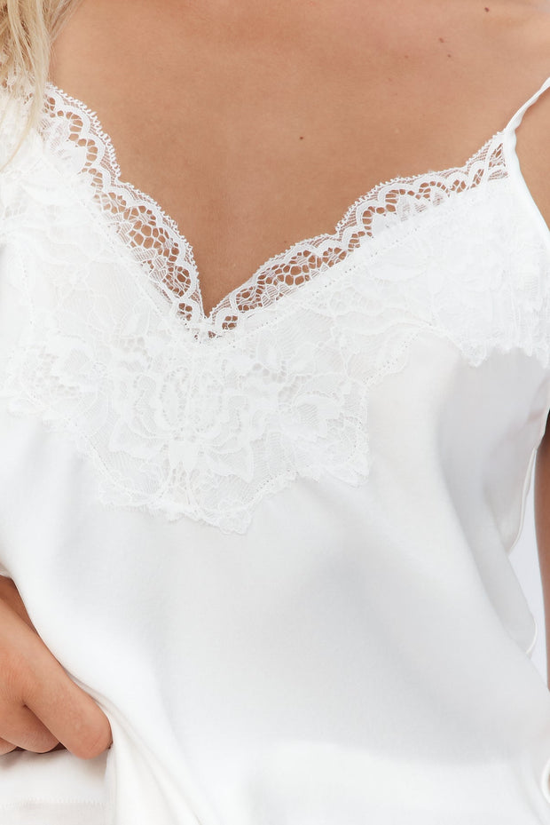 Sienna Camisole & Shorts Set – Fuchsia, Midnight, Pearl, Champagne