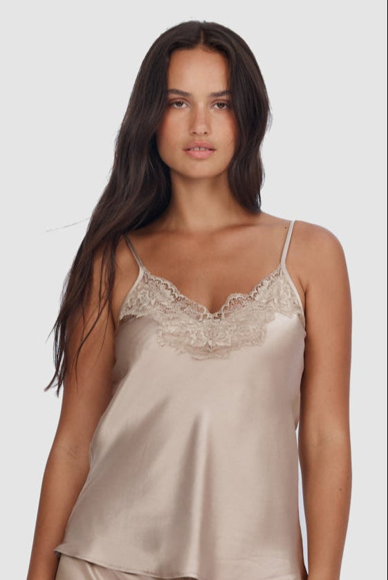 Sienna Camisole & Shorts Set – Fuchsia, Midnight, Pearl, Champagne