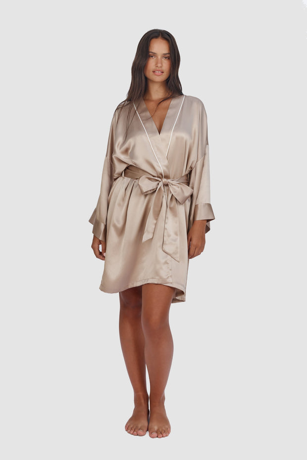 Opulence Robe | Champagne, Pearl, Fuchsia, Midnight